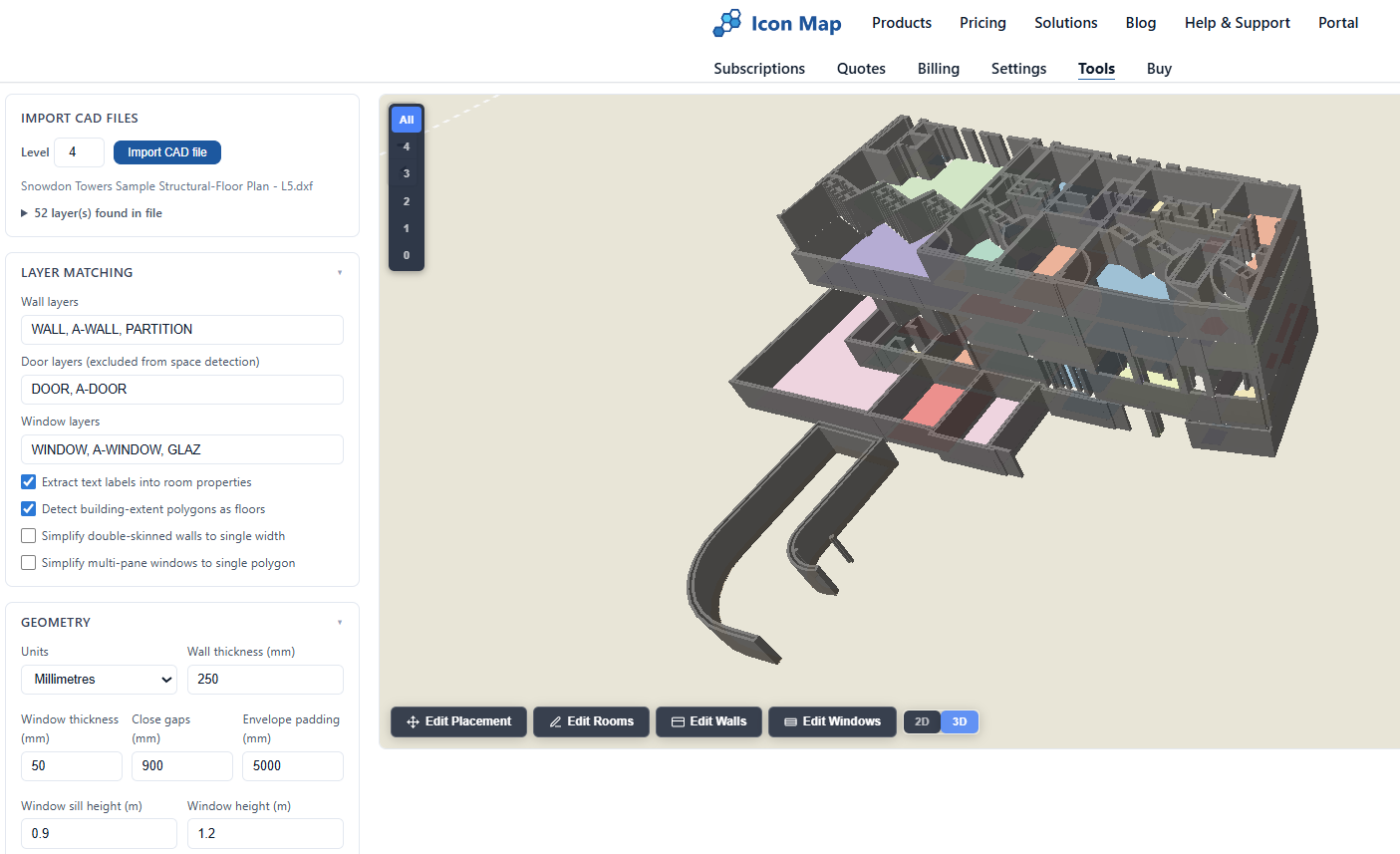 3D Multiple Levels