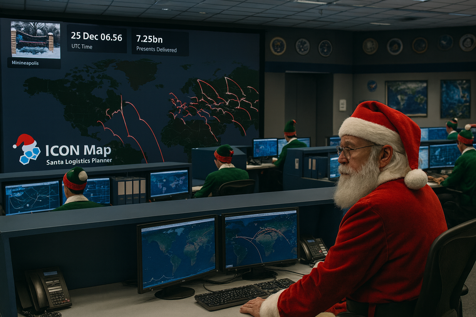 Optimising Christmas Eve: How Santa Uses Icon Map to Put Every Child on the Map screenshot