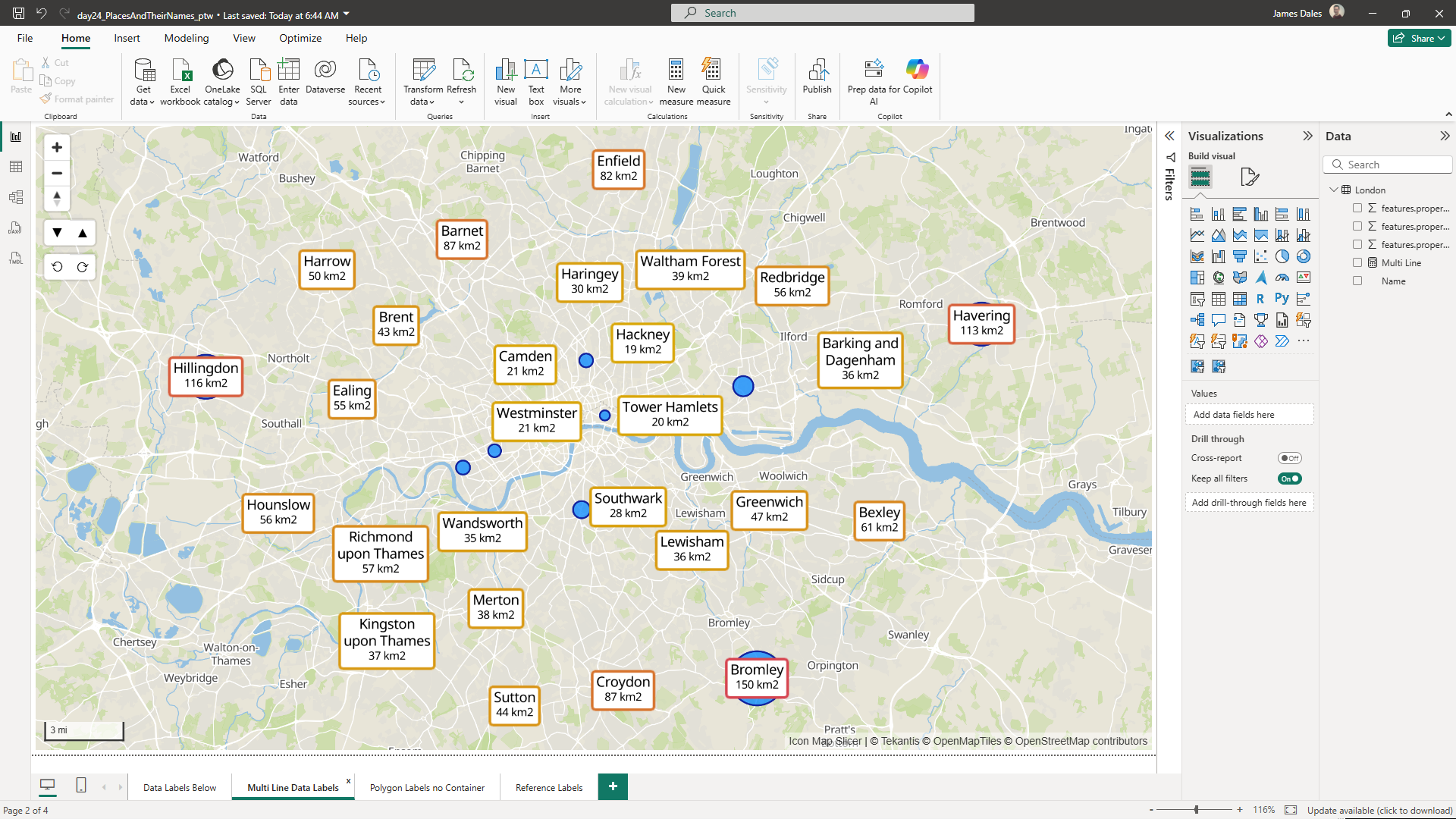 30 Day Map Challenge - Day 24 - Places and their Names