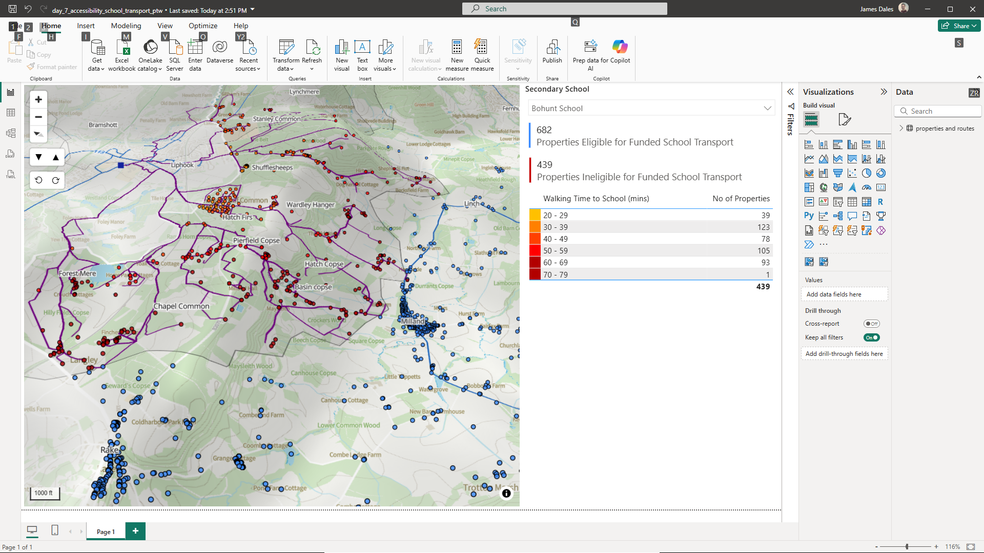 30 Day Map Challenge - Day 7 - Accessibility