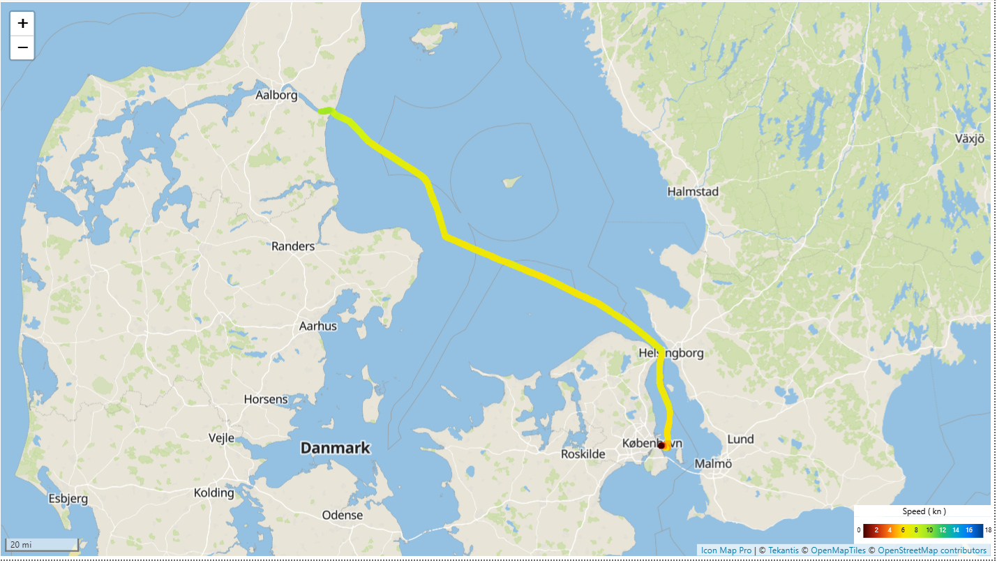 Gradient colour schemes in Power BI: keep your map and legend colours aligned