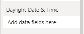Daylight date and time field